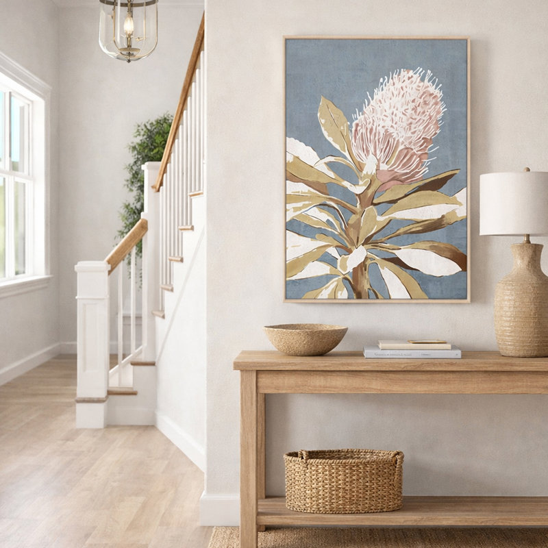 Floral Impression, Hand Painted Canvas