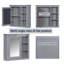 Armoire à pharmacie fixée au mur l 29,95 po H 28,1 po Bethesde-98753500