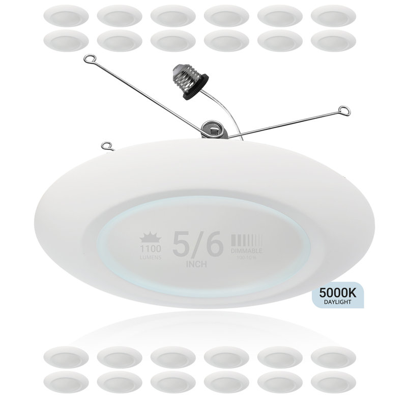 Ensemble d'éclairage encastré à DEL E26 à DEL 5 000 W 5/8 po Remodel