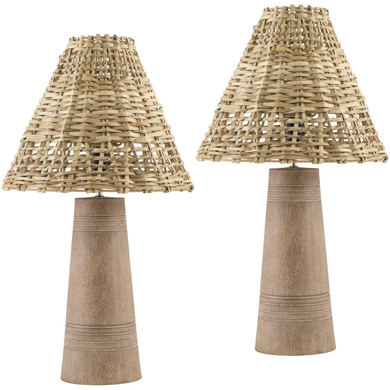 Lampe de table Cambrea, Brun clair