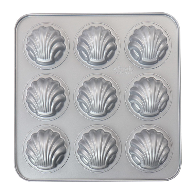Martha Stewart 9-Cup Non-Stick Madeline Pan Mold