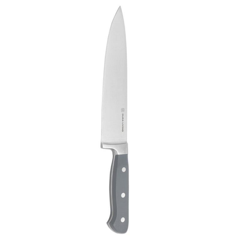 Couteau de chef 8 po Dura Living, gris