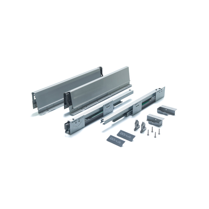 TUHOME  20" SOFT CLOSE SIDE MOUNT DRAWER SLIDE (SET OF 6)