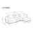 Modular Sectional Sofa, Luxury Cloud Sofa With Ottoman