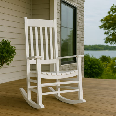 Outdoor Aspen Rocking Solid Acacia Wood Rocking Chair