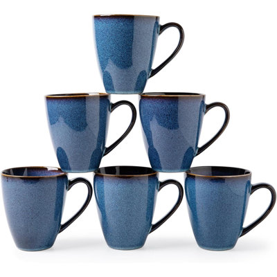Ensemble de tasses à café en céramique avec poignée pour tasses de thé drôles de lait / cacao pour cadeaux de fiançailles