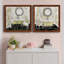 «Daily Bath», ensemble de 2 peintures sur toile encadrées-1081115754-1081115753