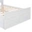  Lit en bois avec tête de lit avec prises de courant, lit extensible avec lit gigogne avec trois tiroirs de rangement,-1642732280