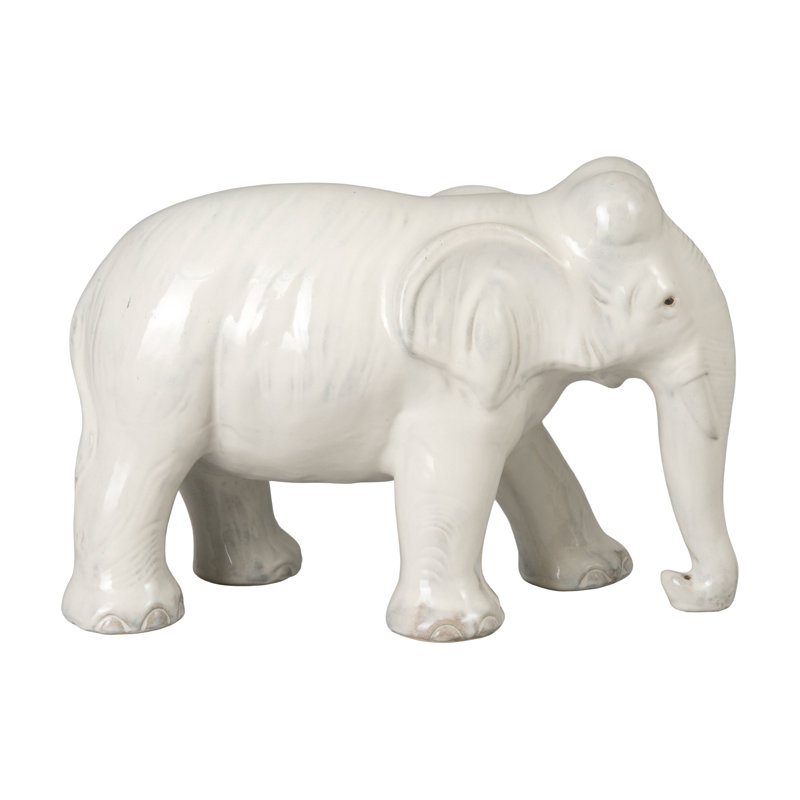 Elephant Ceramic Garden Statue