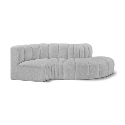 Houssam Upholstered Curved Sectional Reversible