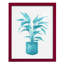 Watercolor House Plant IV - Impression encadrée avec verre-1692316896-1692316902