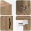 vidaXL Wall-Mounted Cabinet Wall-mounted Engineered Wood Storage Modern-601809375
