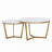 Round Nesting Coffee Table Set 2-Piece