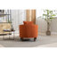 Fauteuil d'appoint avec repose-pieds, fauteuil demi-tonneau club Mid-Century-240304074