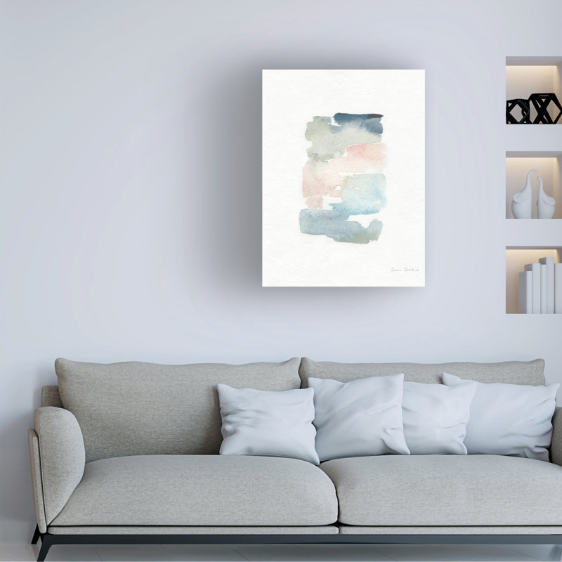 Emma Caroline, «Sea Glass Color Study II», art sur toile, H 19 po x l 14 po