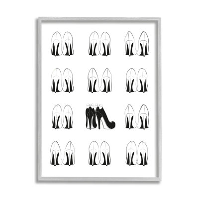 «Bold Bow Heels Standout Glam Fashion Shoes» par Martina, impression sur toile