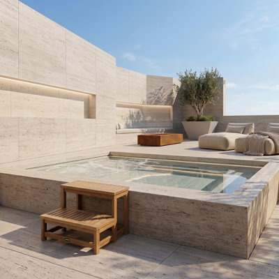 Marche pour spa SpaTeak