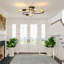 3-Light Semi Flush Mount Ceiling Light