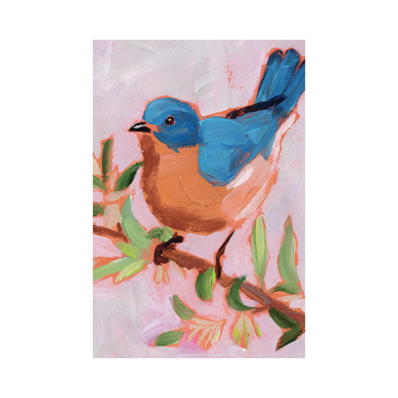 Painted Songbird I by Jennifer Paxton Parker - Wrapped Canvas Painting, 101.6 cm H x 66.04 cm W x 1.91 cm D