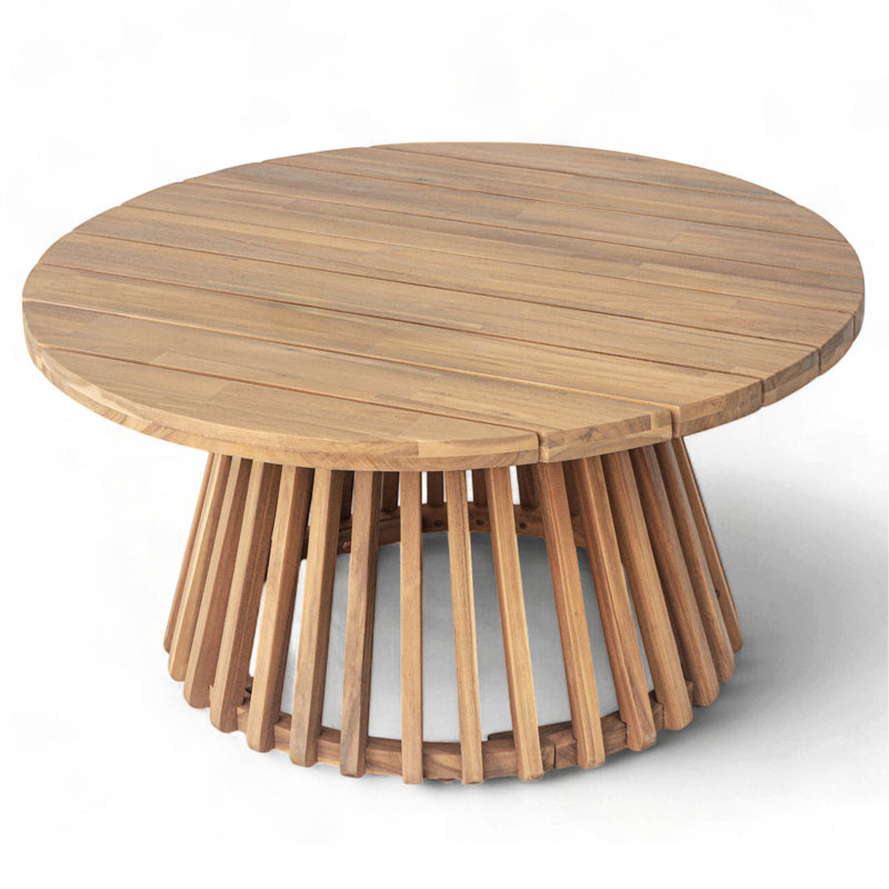 Acacia Wood Patio Coffee Table