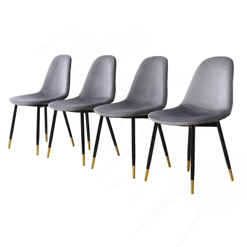 Chaises de salle à manger Lassan, Gris