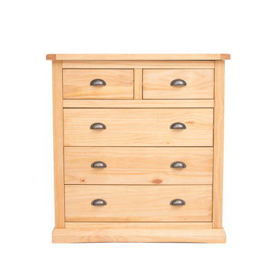 Dayse 90 cm W Chest of 5 Drawers