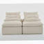 Canapé modulaire polyvalent avec velours côtelé doux, idéal pour la détente et la personnalisation-610100794