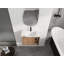 Meuble-lavabo mural avec lavabo en céramique et porte à fermeture en douceur-131988009
