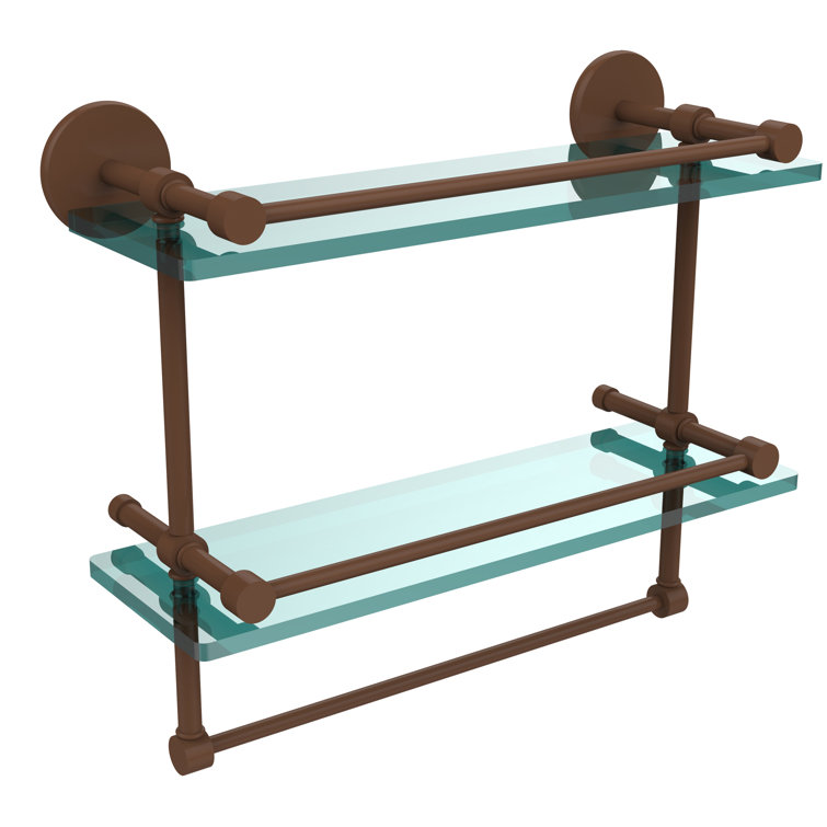 Dalston 2 Piece Tiered Shelf with Towel Bar