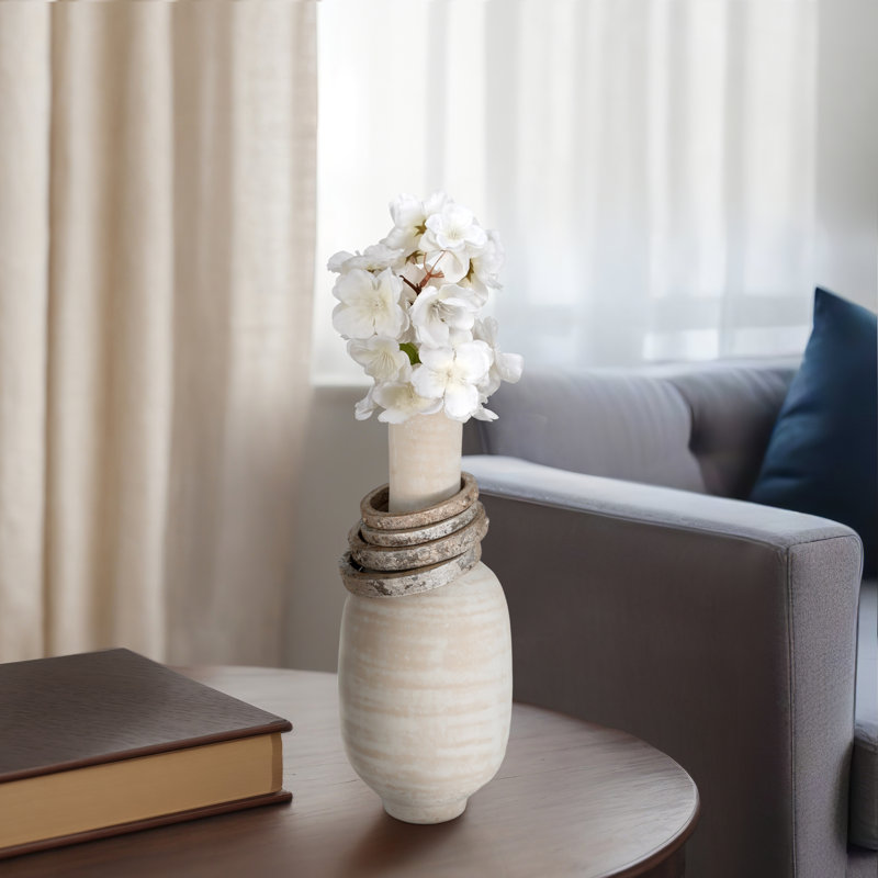 Ceramic/Porcelain Table Vase, 10"