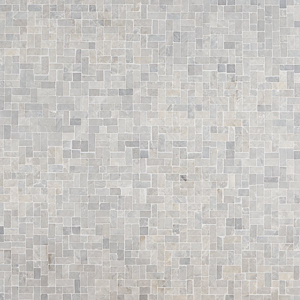 Bond Tile Picturesque Interlocking 11.81" x 11.81" Natural Pebblestone Mosaic Floor and Wall Tile (0.97 Sq. Ft. / Each)