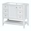Ensemble de meuble-lavabo avec lavabo et trois tiroirs fonctionnels-94890083