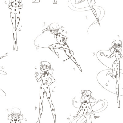 Papier peint auto-adhésif Miraculous Ladybug