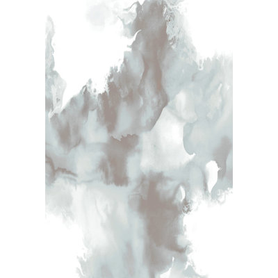 'Derive in Gray I' Painting Print on Wrapped Canvas