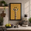 Giraffe Portrait Modern - Wrapped Canvas-1532256740-1532256742