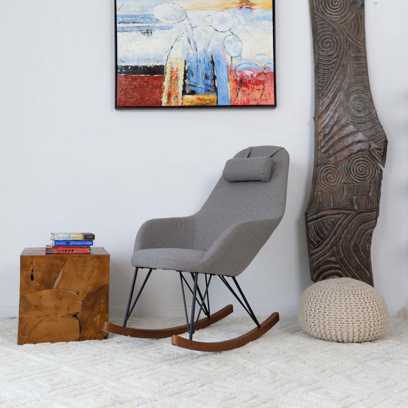 Chaise berçante Mid-Century