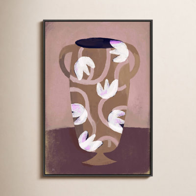 Flowered Vase Print by Marco Marella