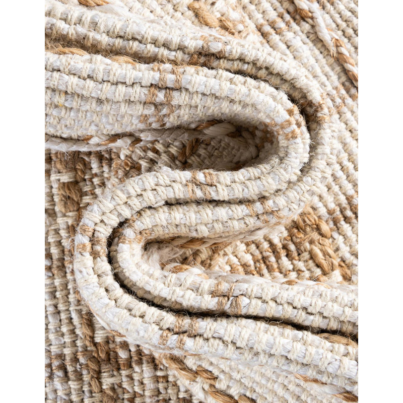 Drift Laurel Handwoven Jute Rug, Rectangle 6'1" x 9'