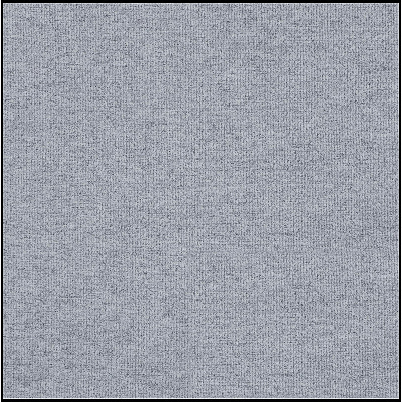 Chaise rembourrée en tissu, Revêtement gris