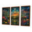 Gloucester - ensemble d'art mural abstrait paysage-108316381-108316379