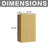 24" Light Oak Tall Bathroom Storage Cabinet
