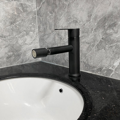 Single Handle Bathroom Sink Faucet With Pop-Up Drain (With Overflow)