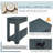 63 Inch Console Table/Sofa Table With Storage Drawers And Bottom Shelf For Entryway And Hallway