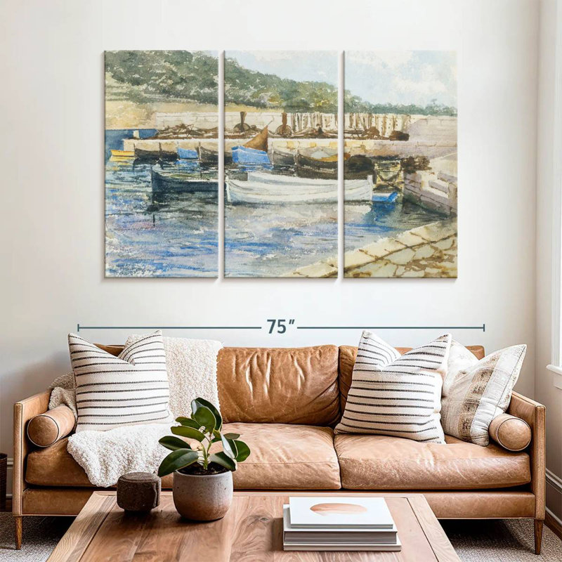 Mehar Classic Boats, 42" H x 65" W