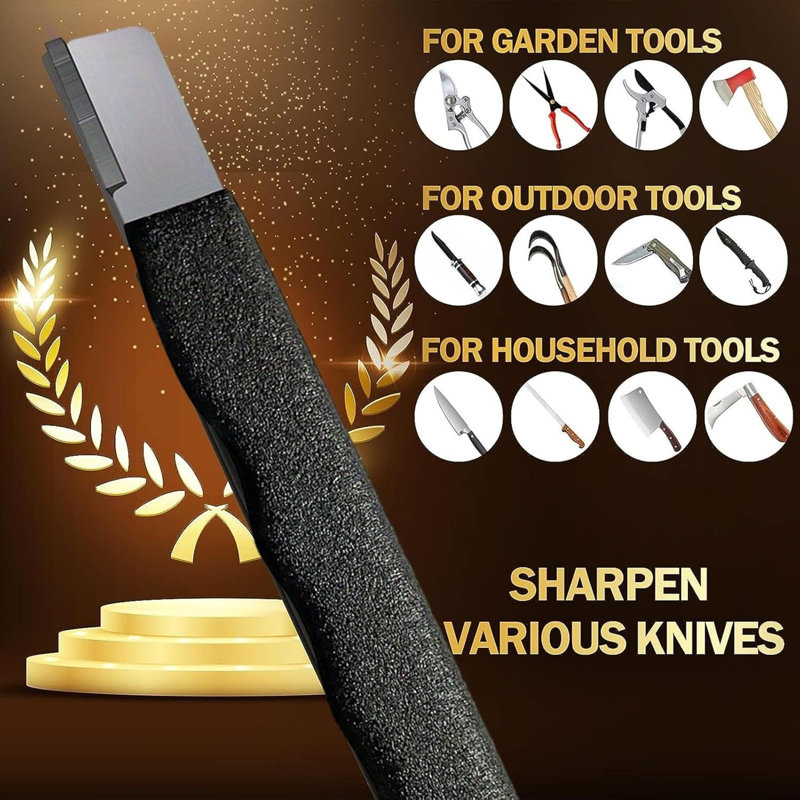 Aiguiseur polyvalent pour outils de jardin, Rouge