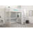 Kitterman Single (3') Bed Frames High Sleeper Loft Bed with Built-in-Desk