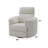 Sagen Beige Boucle Glider Recliner With Swivel
