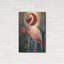 «Flamingo and Tulip Abstract» par Momart, art mural en métal-537852629