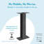 Montant de surface standard 28 po noir-1538190