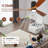 LED Indoor/Outdoor Flush Mount Matte Ceiling Fan With Wood Blades, 6-Speed DC Remote Control-935088649